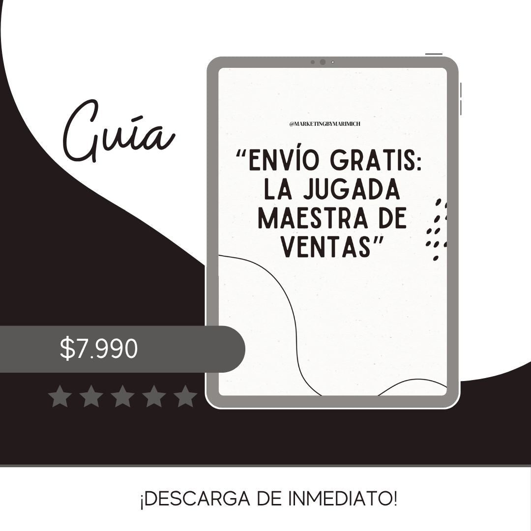 Guía :Envio gratis...la jugada maestra de las ventas.